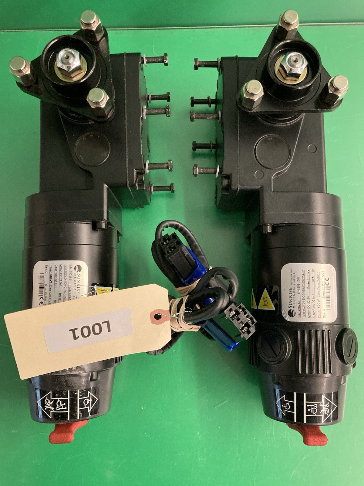 Left & Right Motors for Quickie Q700M Power Wheelchair 250282 / 250283 #L001