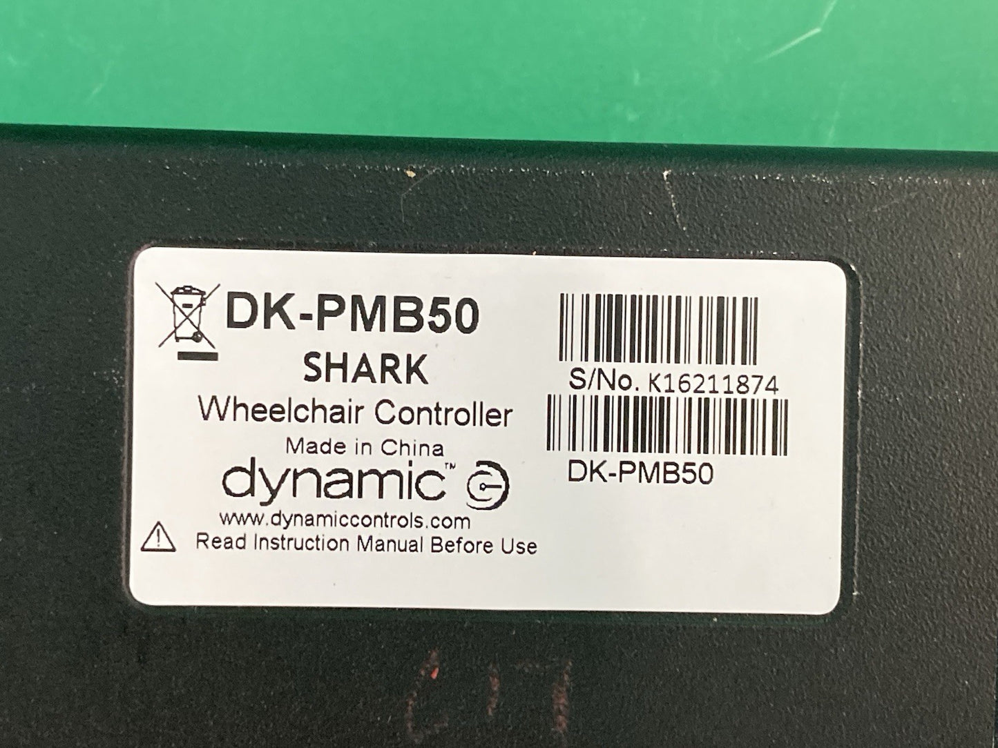 Dynamic DK-PMB50 Power Wheelchair Control Module SHARK #L049