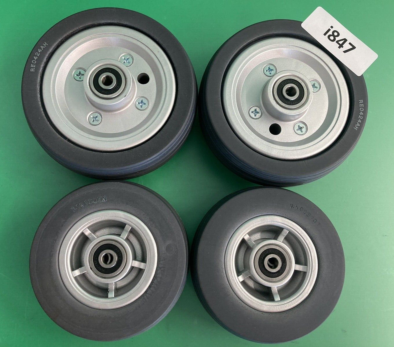 5" Front & 6" Rear Caster Wheels for Pride J6 / Quantum J6 Wheelchairs #i847