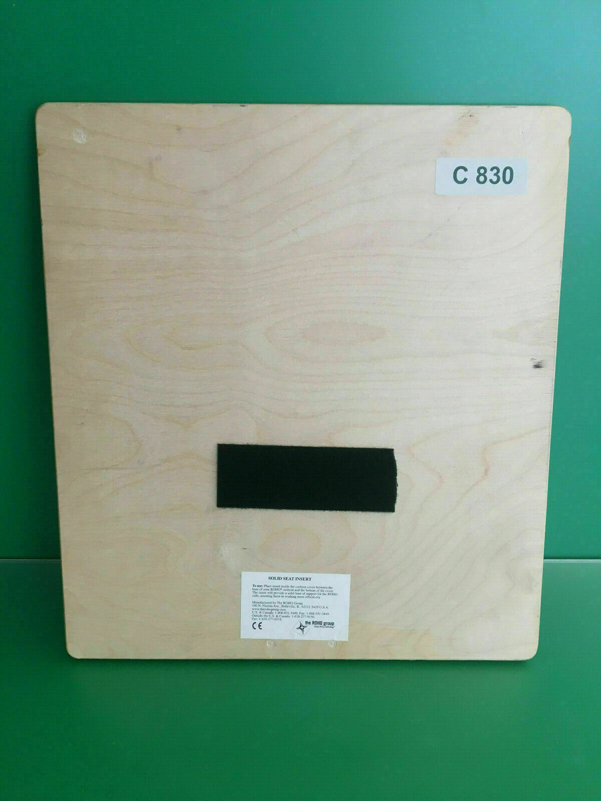 Roho Wooden Seat Insert for Roho Cushions 15.00" X 17.00"  #C830