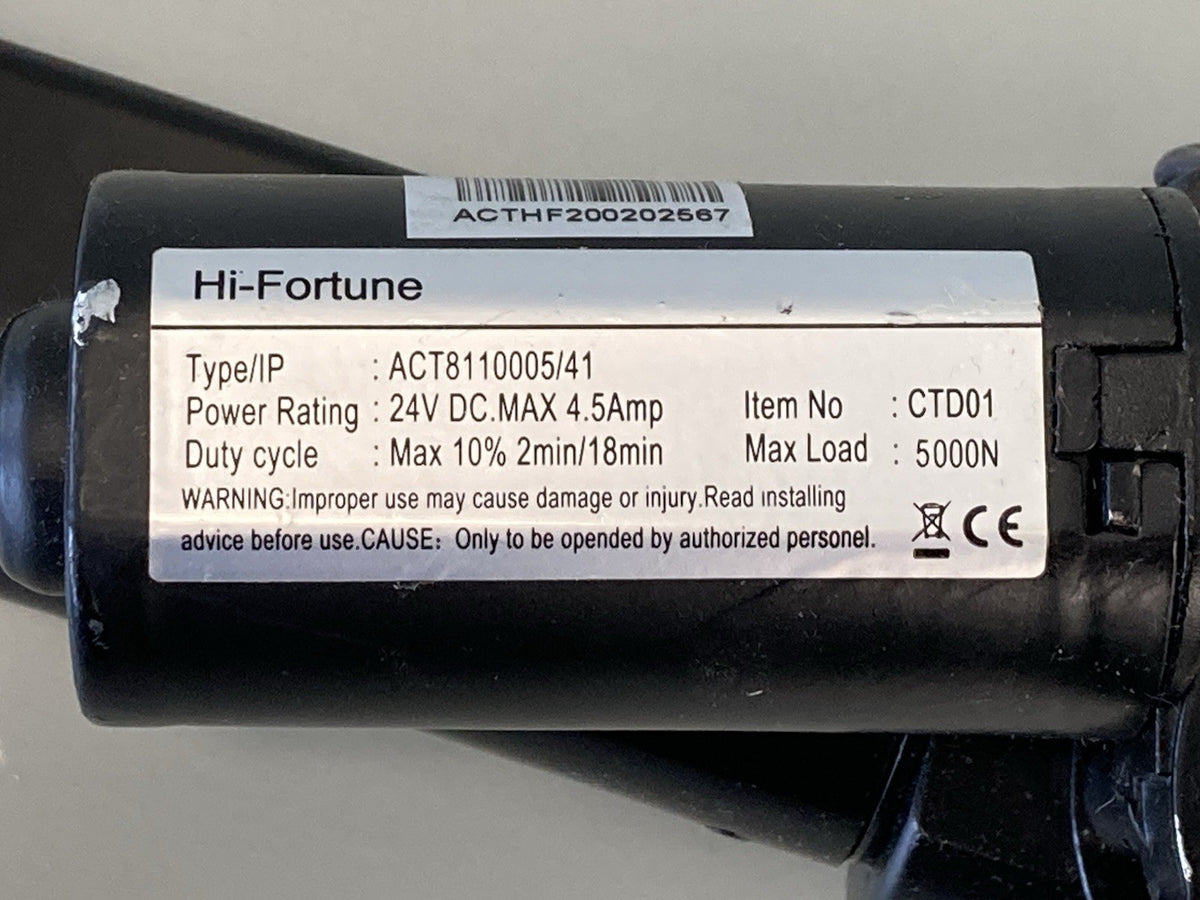HI-FORTUNE Leg Actuator Type: ACT8110005/41- Item # CTD01 - ACTHF211100871 #k996