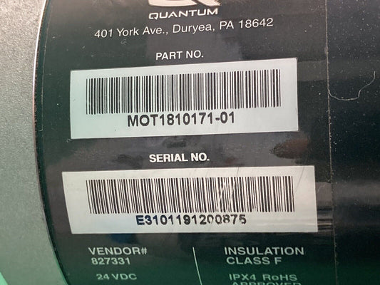 Motors for Quantum Edge 3 & Edge 2.0 Wheelchairs MOT1810170-01 MOT1870171- #J906