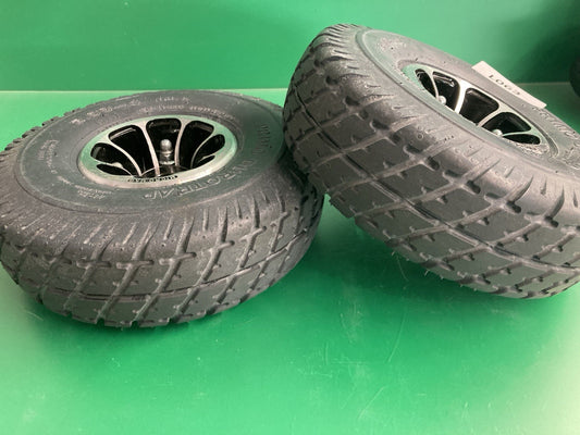Dark Gray Drive Wheel Assembly for the Pride J6 Power Wheelchair #L063