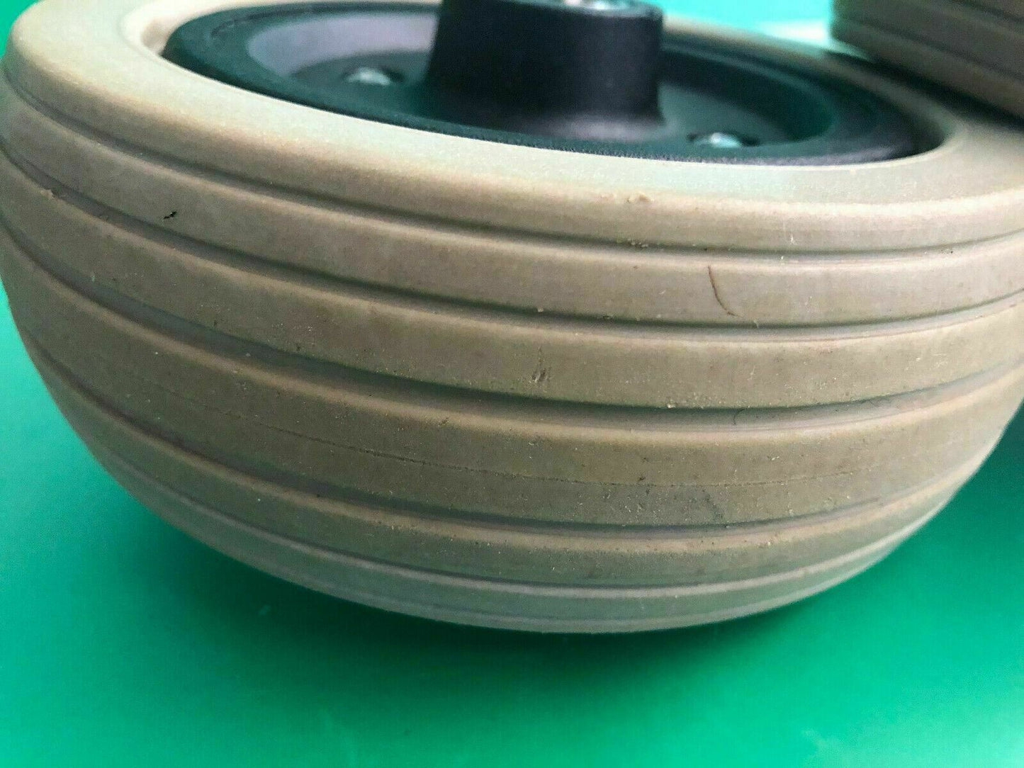 6"x2" Flat-Free Caster Wheel Assembly with Tire for Jazzy Power Chairs #F329