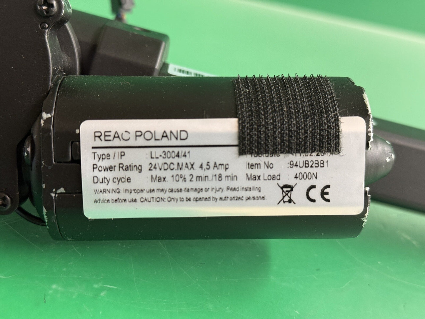 Recline Actuator ACT8120001 LL-3004/41 for Quantum Wheelchair 94UB2BB1 #K303