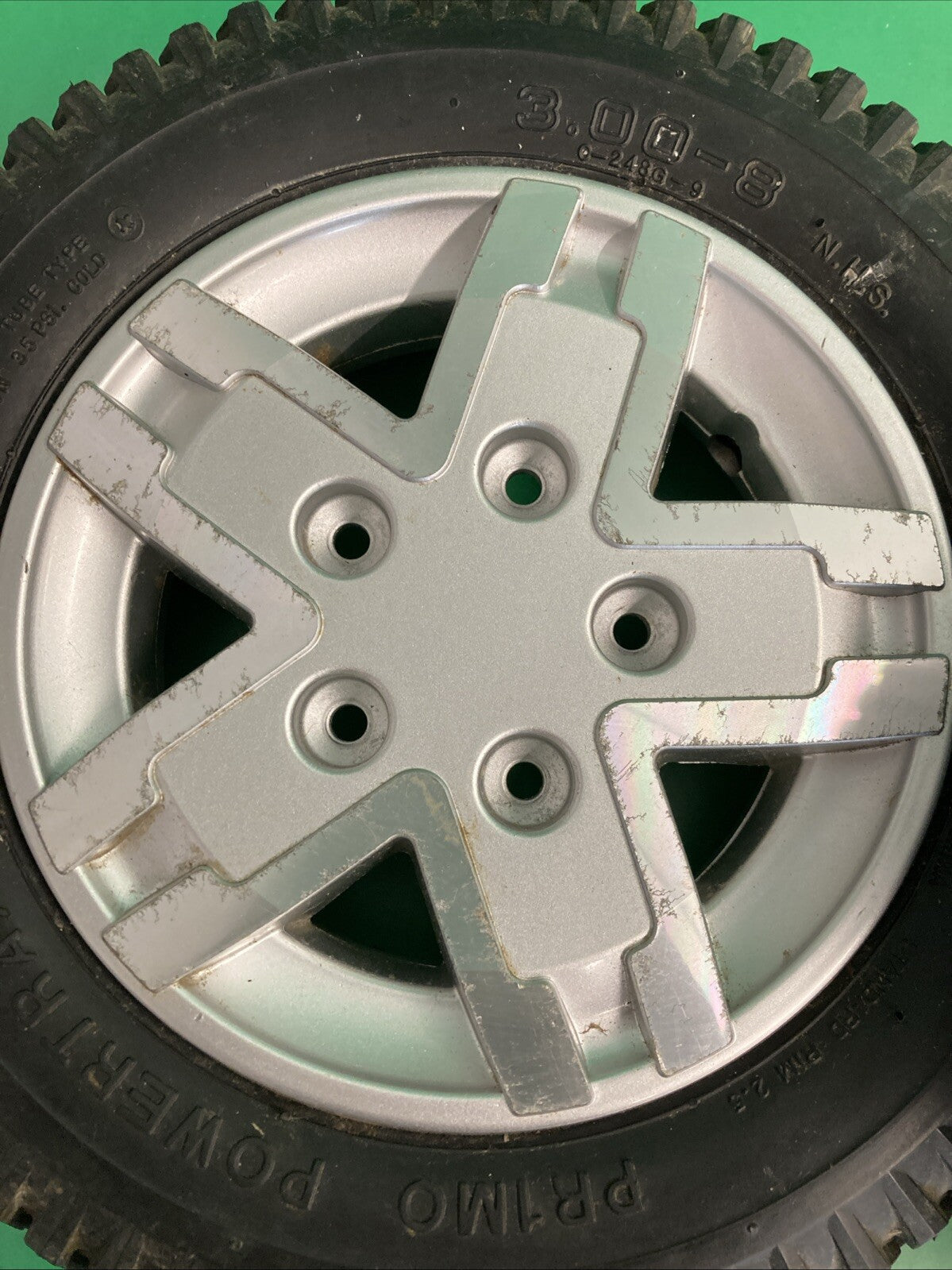 14"x3" Solid Drive Wheels for Jazzy 600 ES Power Wheelchair WHLASMB7120004 #K380