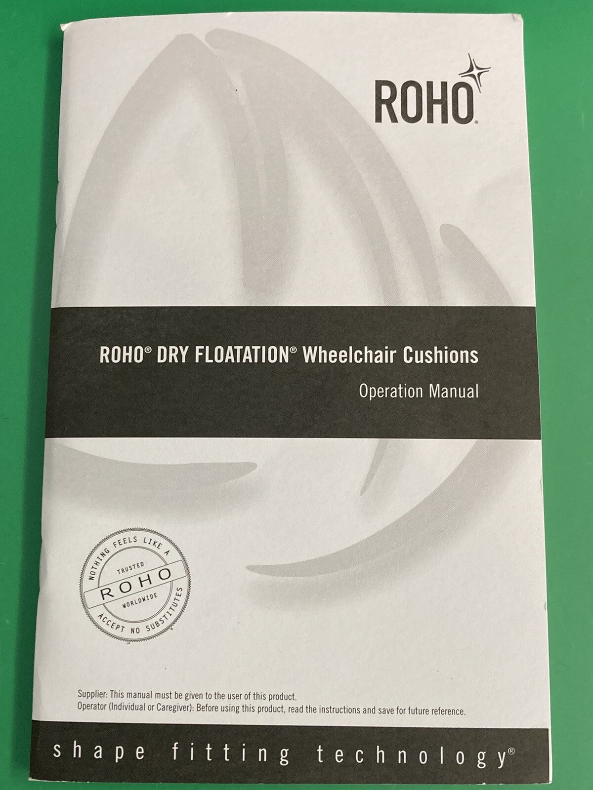 ROHO Air Seat Back Cushion for Power & Manual Wheelchairs 20"x 20"x2.25 #i952