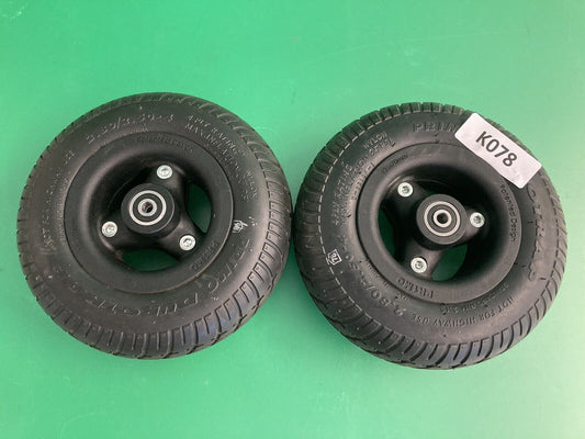 Set of 2 Rear Caster Wheels for the Quantum 4Front Power Wheelchair #K078