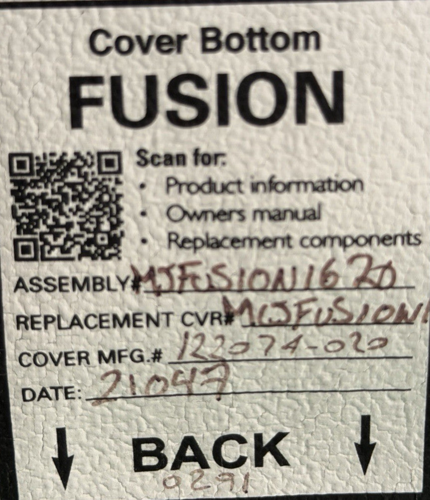 Jay Fusion Gel Seat Cushion for Wheelchair 16"W x 19"D (JFUSION1619) #L028