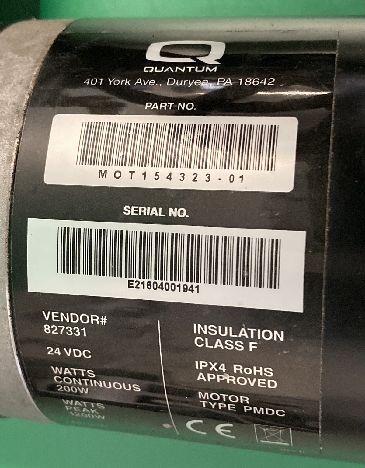 Left & Right Motors for Quantum Q6 Edge 2.0 - MOT154323-01 - MOT154324-01  #K203