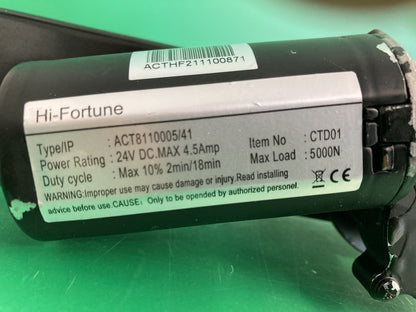 HI-FORTUNE Leg Actuator Type: ACT8110005/41- Item # CTD01 - ACTHF211100871 #K835