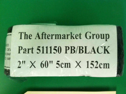 Positioning Belt Auto-Style Push-Button Buckle Black, 60"L, 2" W #7134