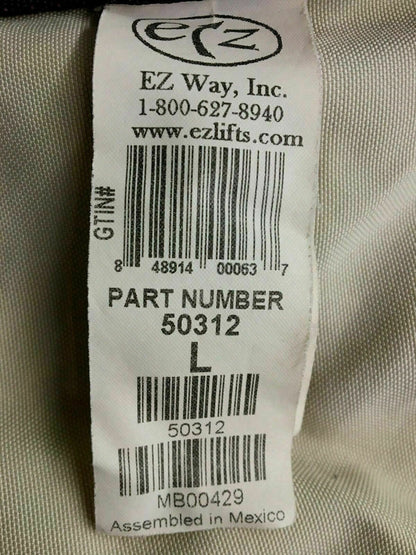 Deluxe Hoyer Patient Lift Sling, 1000 LB Rated (P/N:50312) Model: LARGE #E335