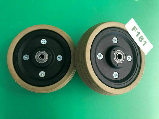 Solid Front Caster Wheel for Quantum 600 / Jazzy 600 / J6 Powerchairs #F181