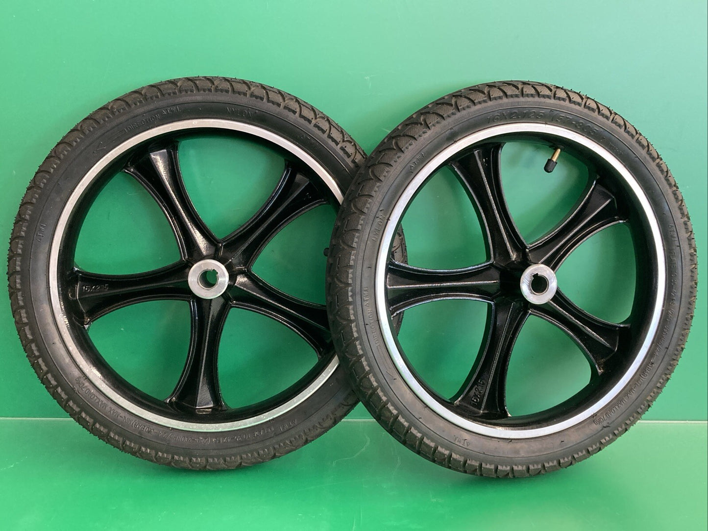 Air Filled Drive Wheels for the Bangeran Hercules Folding Power Wheelchair #K737