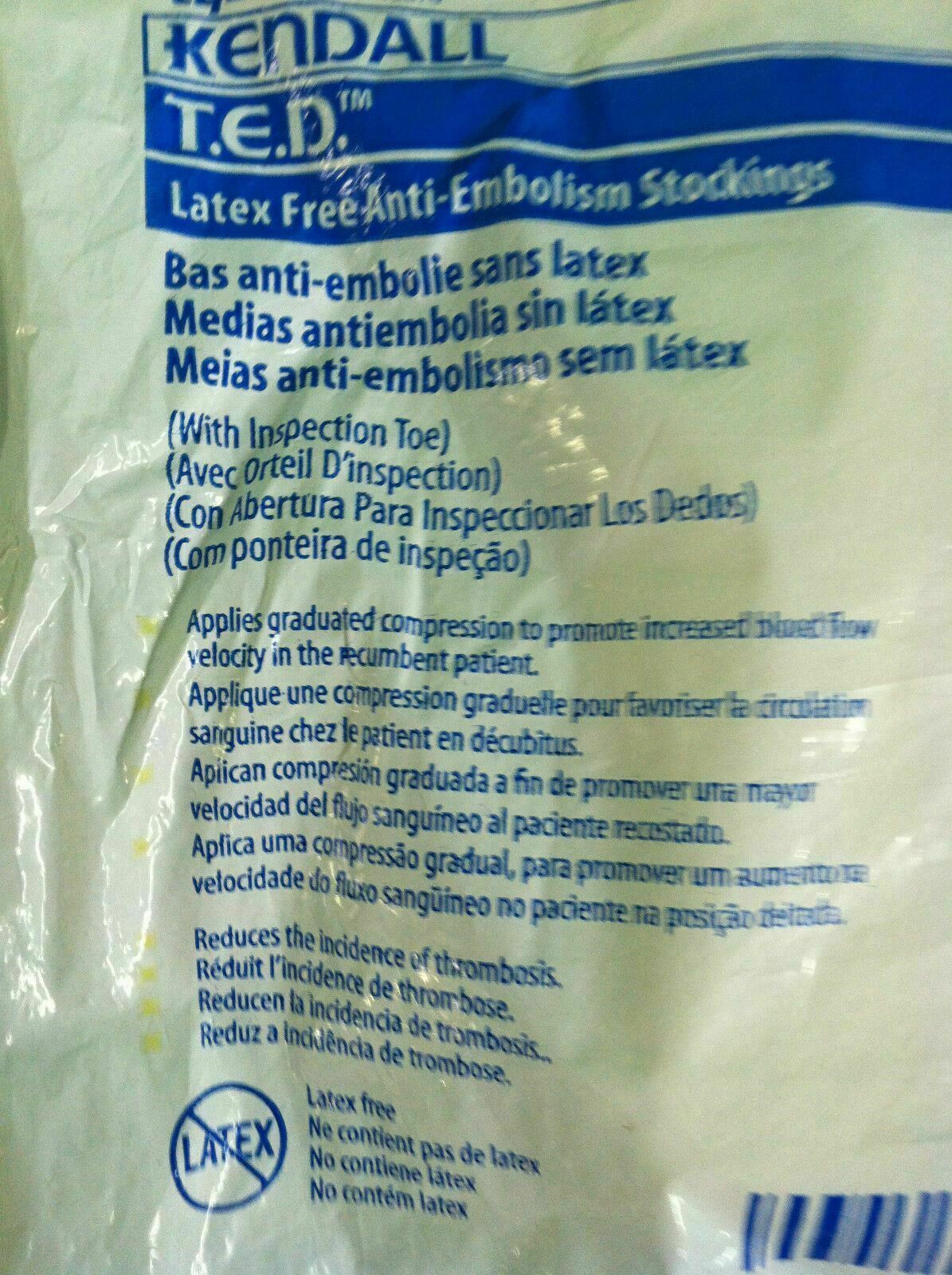 Kendall T.E.D. Anti-Embolism Stockings Knee (Lot of 2) (Small Long)(7339) #6999