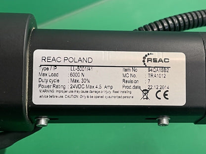 REAC Leg Actuator for Quickie Power Wheelchair LL-5001/41  -  94QA1SB2  #i044