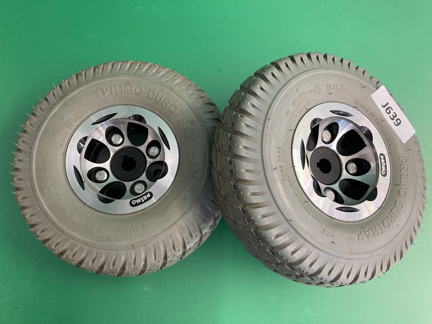 Flat Free Drive Wheel Assembly for Invacare Pronto Power Wheelchairs #J639