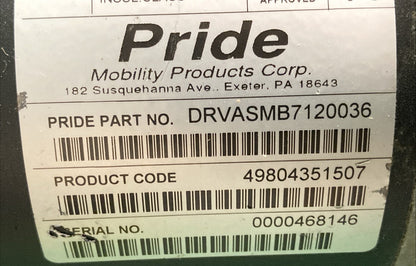 Motors for Pride Jazzy 600es Wheelchair DRVASMB7120036 - DRVASMB7120037 #K774