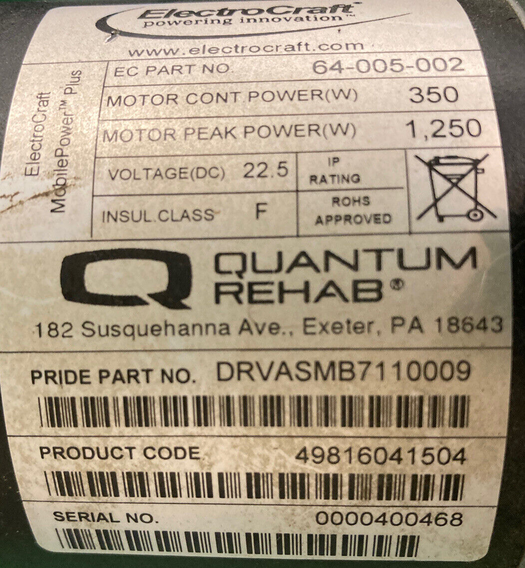 3800 RPM Motors for the Quantum Edge HD-DRVASMB7110010-DRVASMB7110009 #i968