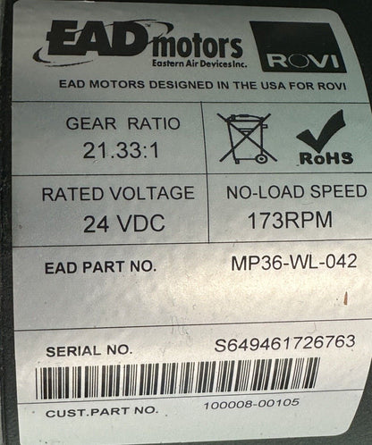 Left & Right Motors for Rovi X3 Power Wheelchair MP36-WR-041 /MP36-WL-042 #i553