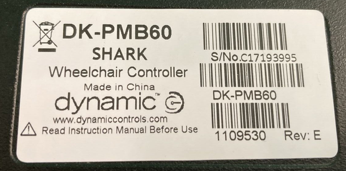 Dynamic DK-PMB60 1109530 Jazzy Elite HD / 14 Power Wheelchair Module SHARK #J519