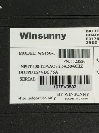 WINSUNNY 24V 5A On-Board Battery Charger for Invacare Pronto M91 WS150-1 #K869