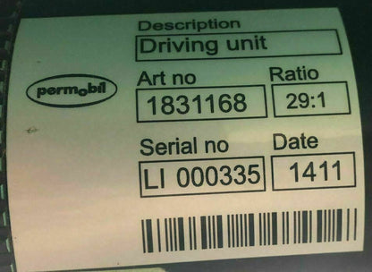 Right & Left Motors for Permobil F3 Power Wheelchair 1831168-1831167 #F267