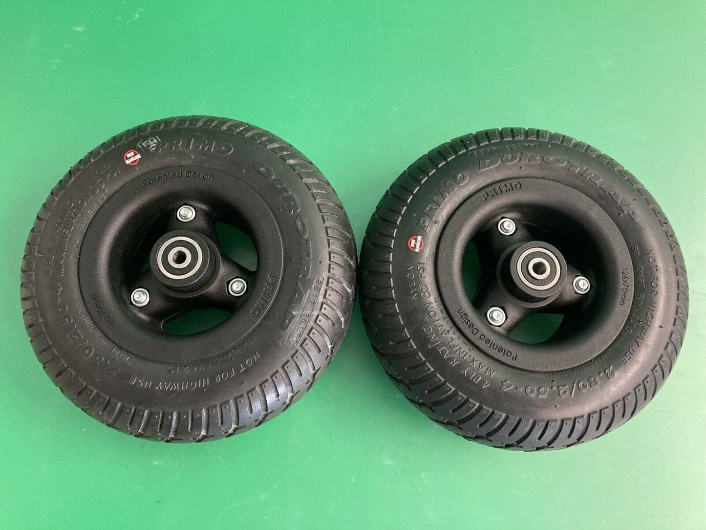 Set of 2 Rear Caster Wheels for the Quantum 4Front Power Wheelchair #K447