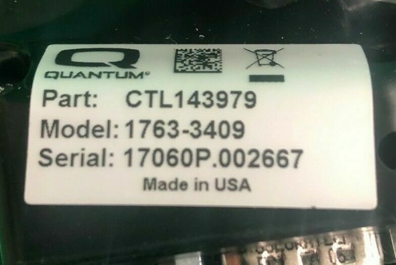 Quantum QLOGIC 3 Display for Quantum Power Wheelchair CTL143979 1763-3409 #H028