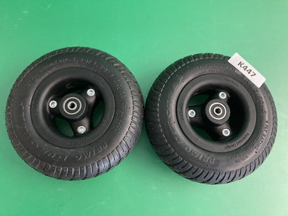 Set of 2 Rear Caster Wheels for the Quantum 4Front Power Wheelchair #K447