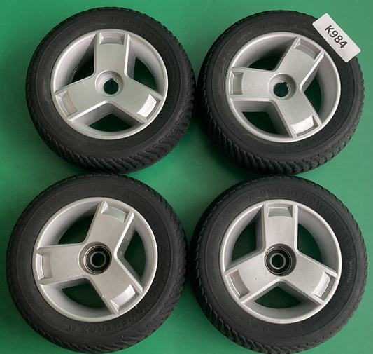 9" x 3" Front & Rear Wheels for The Pride Go-Go Sport Scooter ~Set of 4 #K984
