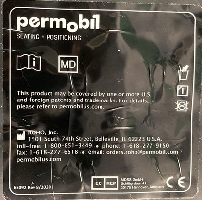 2021 Roho ISOFLO Air Cushion w/ Pump 19.50" X 20.25"X 4.25" (QS1011C) #J697