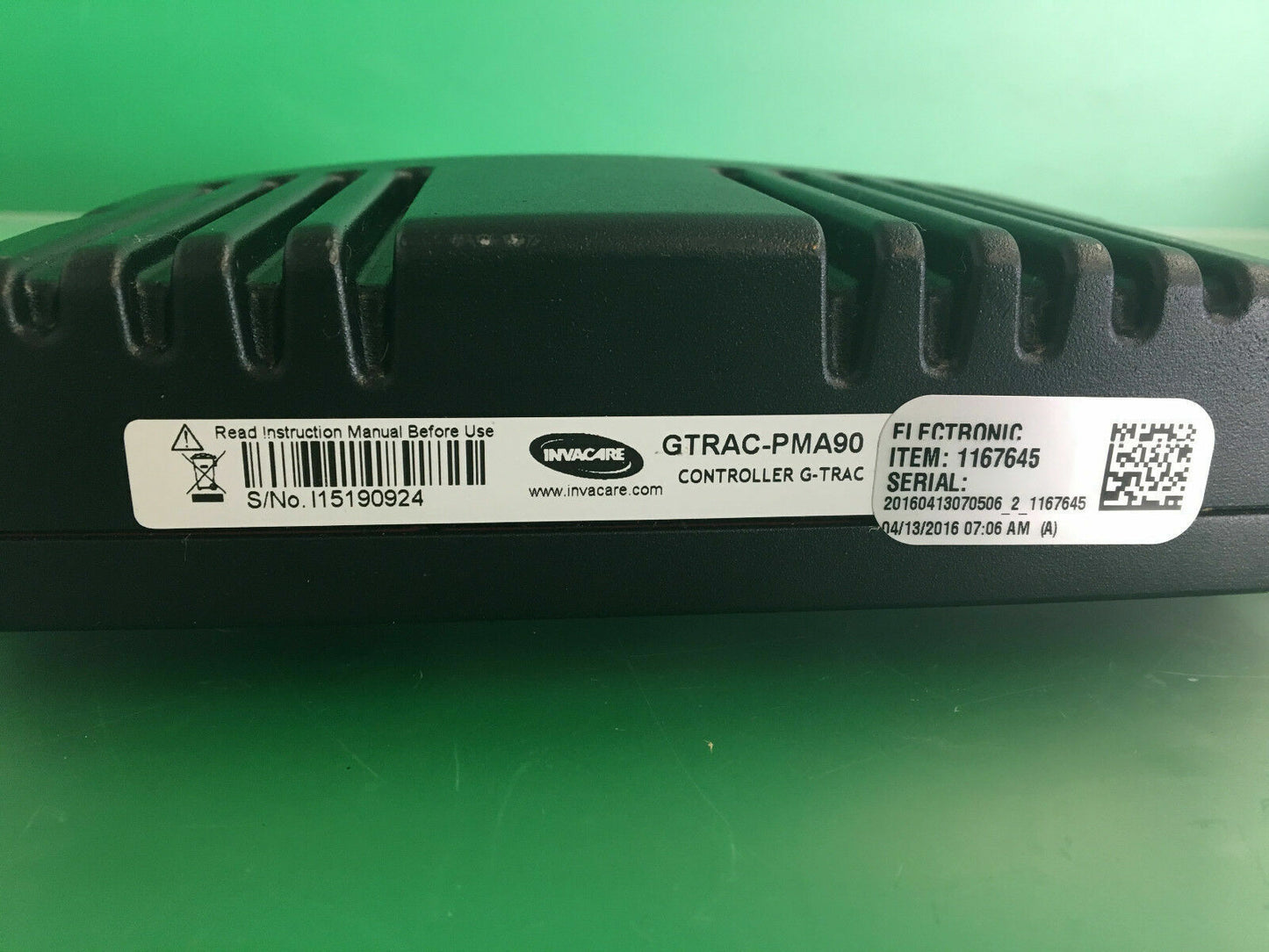 Invacare GTRAC-PMA90 Control Module 1167645 - REV: A w/ Mounting Bracket  #A941