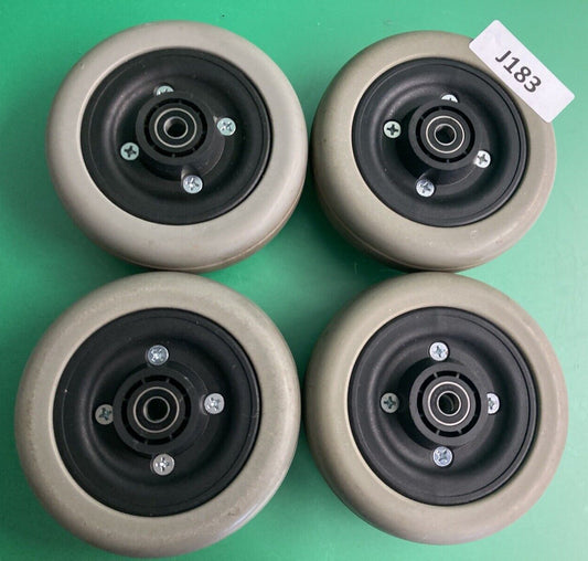 Invacare Caster Wheels for Pronto Sure Step & TDX Wheelchairs -set of 4- #J183