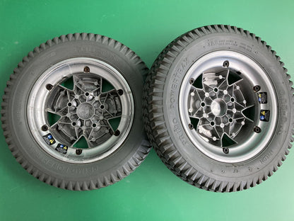 14"x3" Drive Wheels for Quantum Q6 Edge & Rival WHLASMB2093 -FULL TREAD* #J621