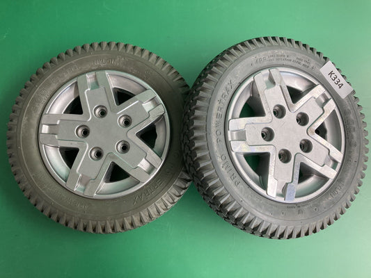 14"x3" Drive Wheels for Quantum Q6 Edge Power Wheelchair WHLASMB2093 #K334
