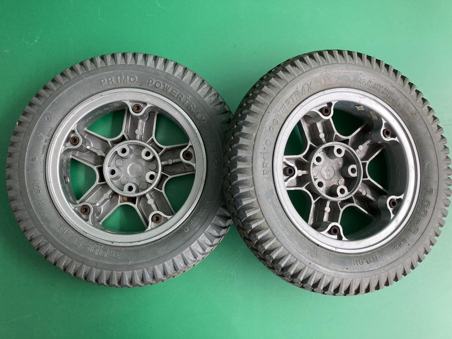 14"x3" 3.00-8 Drive Wheels for Invacare TDX SP & Storm Series Wheelchairs #K335