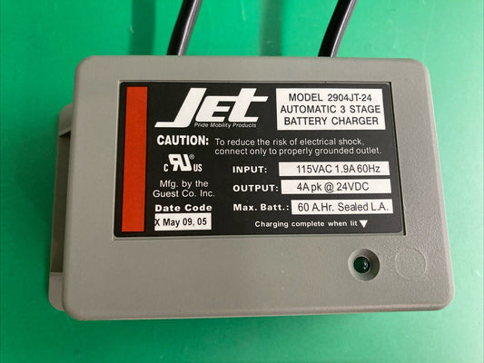 24 Volt 4 Amp OnBoard Battery Charger for Pride Power Wheelchair 2904JT-24 #J973