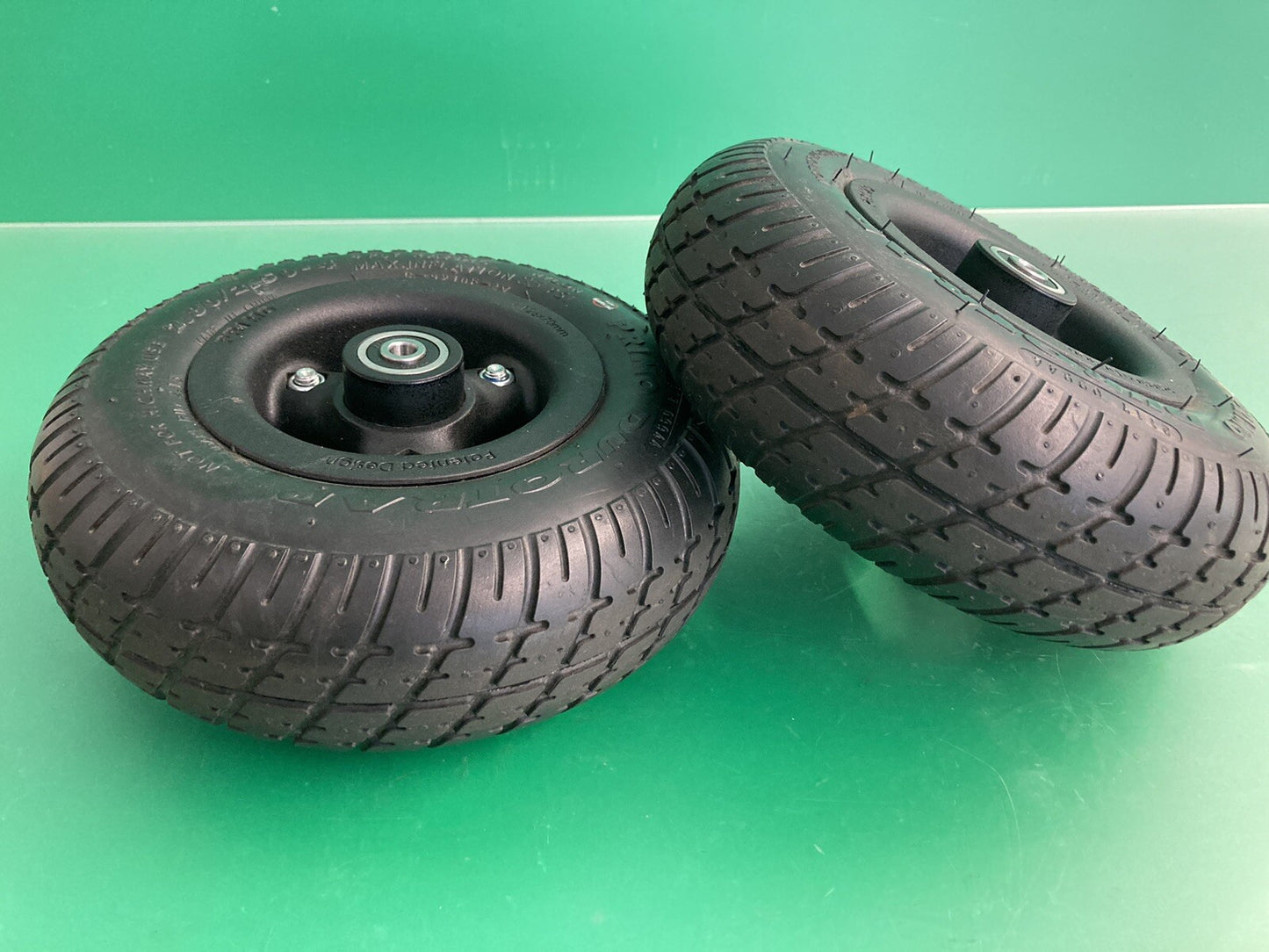 Set of 2 Rear Caster Wheels for the Quantum 4Front Power Wheelchair #K078