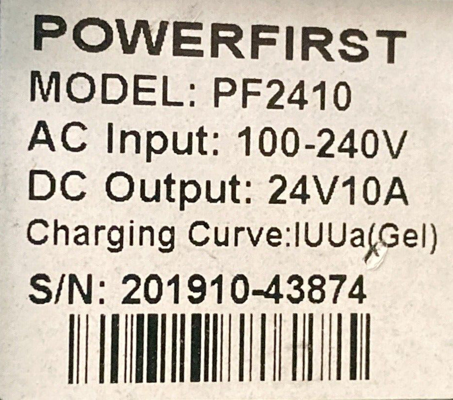 PowerFirst 24 Volt 10 Amp Universal Battery Charger for Power Wheelchairs #i989