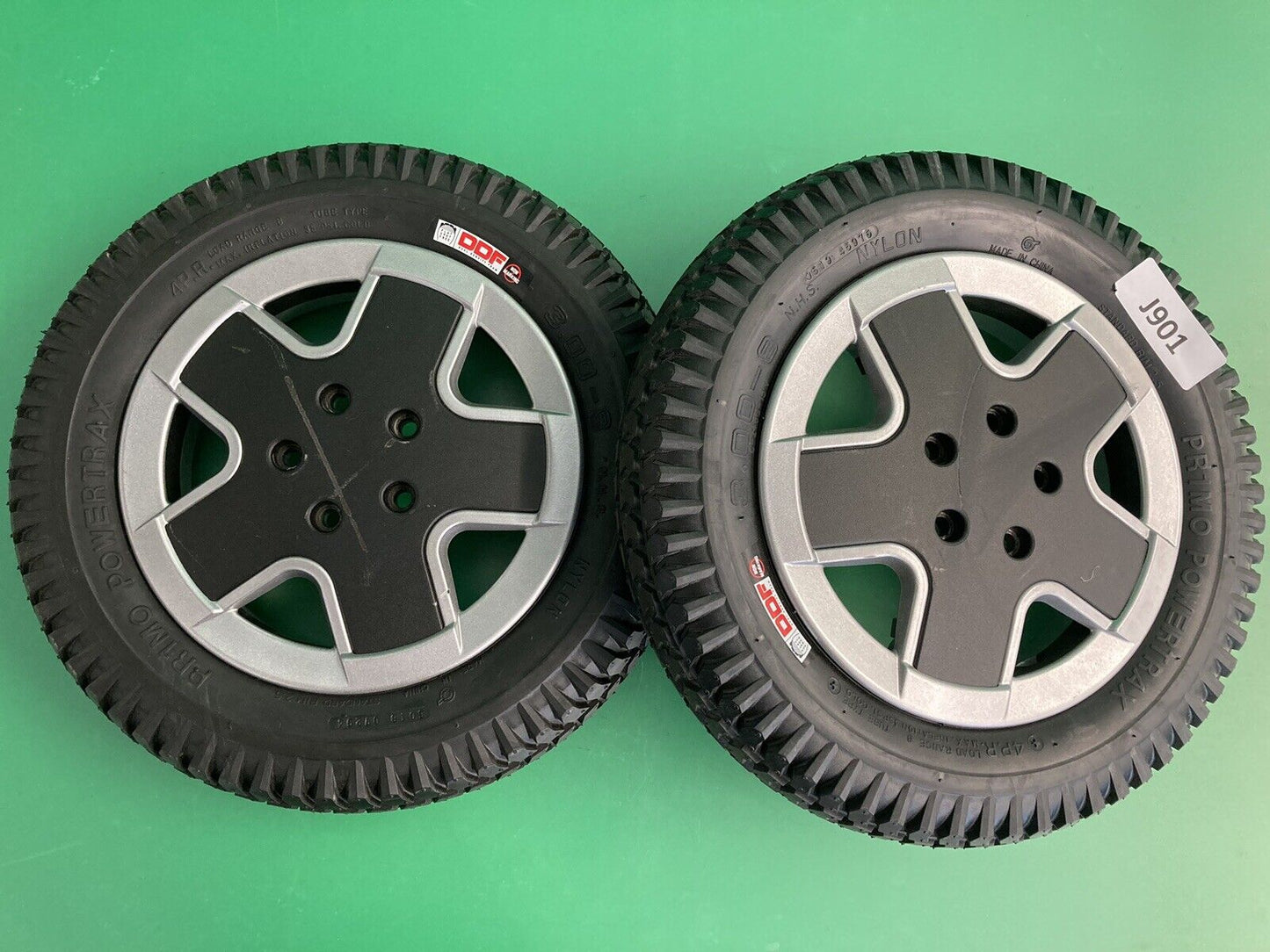 14"x3" 3.00-8 Drive Wheels for Invacare TDX SP II Powerchair FULL TREAD* #J901