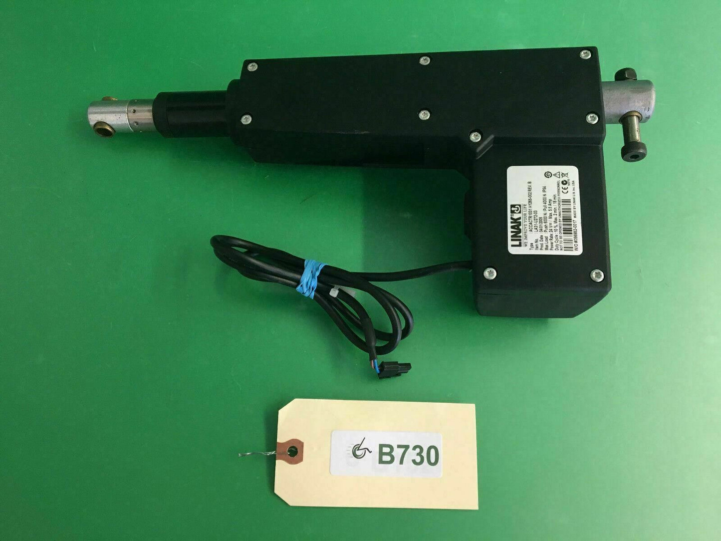 Tilt Actuator Linak model # ACCACTR 1031 H1265-002  REV B - QUANTUM 6000Z #B730