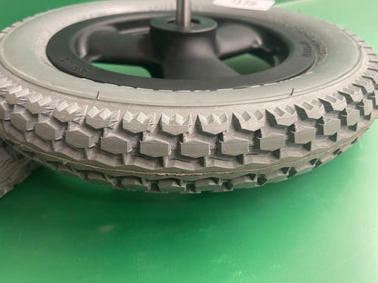 12" Whees for the Quickie Iris Tilt in Space Wheelchair ~100% Tread Life  #i178
