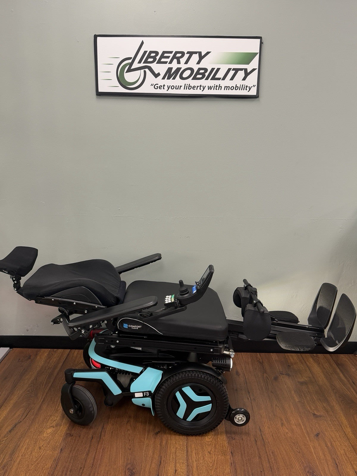 2024 Permobil F3 w/ Elevate, Tilt, Recline, Legs & 30° Anterior Tilt  #7626