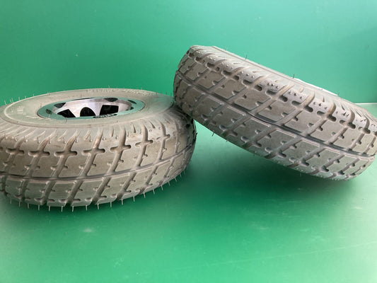 Flat Free Drive Wheel Assembly for Invacare Pronto Power Wheelchairs #J639