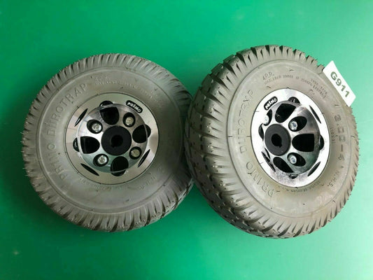 3.00-4 10"x3" Drive Wheel Assembly for Invacare Pronto Power Wheelchairs #G911
