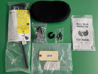 NEW Invacare Matrx SNUG Headrest w/ Stem & Braclet for Power Wheelchairs #L019