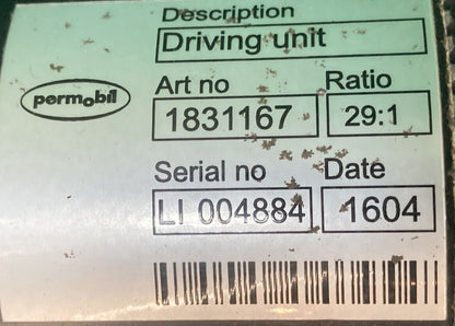 Motors for Permobil F3 Power Wheelchair 1831168-1831167 / 313935-313934 #K685