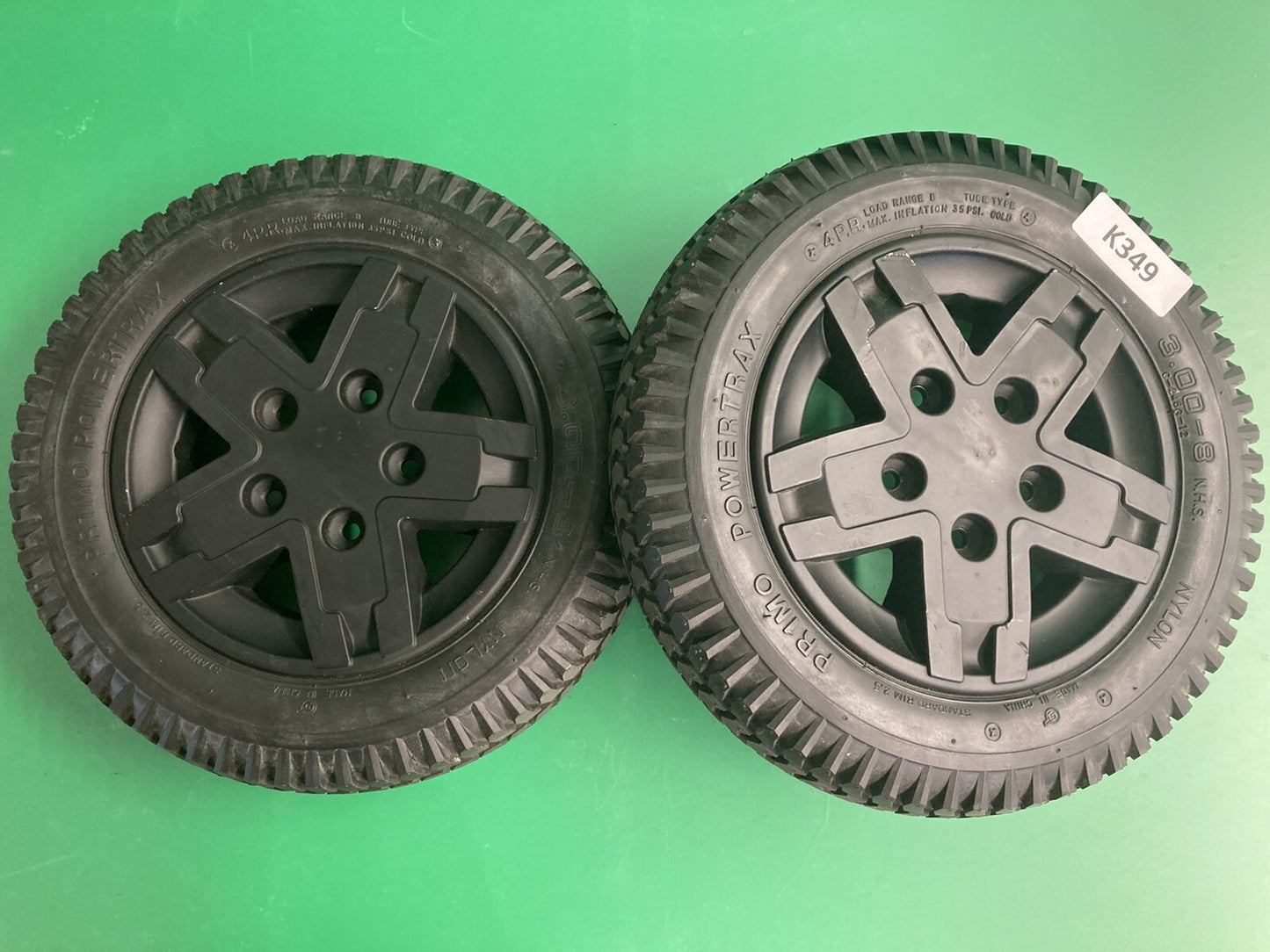 Drive Wheel Assembly for Quantum 4Front & Edge 3 Powerchairs -FULL TREAD* #K349